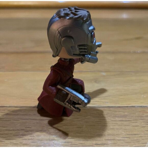 Funko Mystery Mini Figure - Guardians of the Galaxy - STAR LORD (On Knee 2 Guns) - Picture 2 of 4